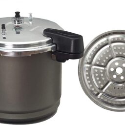 Granite Ware F0732-2 Pressure Canner and Cooker/Steamer, 12-Quart, Black by Granite Ware